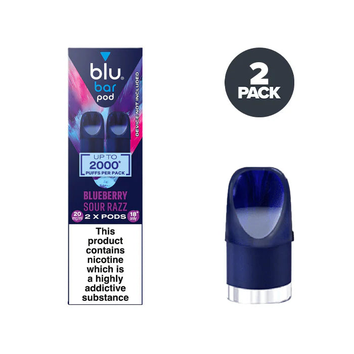 Blu Bar Prefilled Pods – 20mg Nic Salt