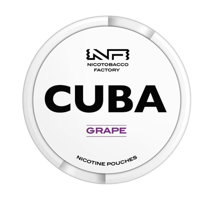 CUBA Nicotine Pouches – Tobacco Free Oral Nicotine Sachets