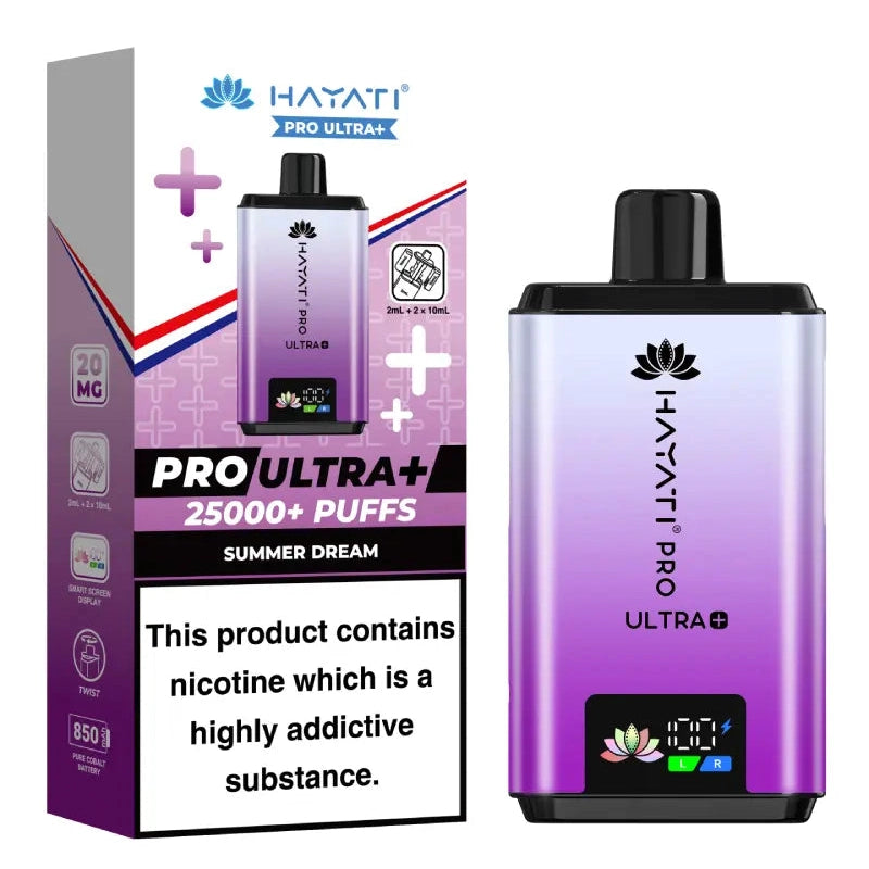 Hayati Pro Ultra+ 25K Prefilled Pod Kit