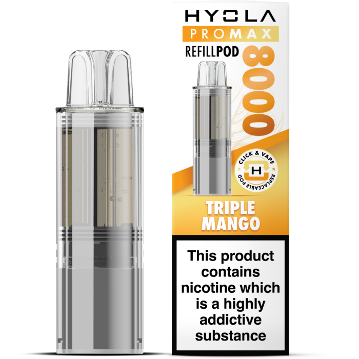 Hyola Pro Max 8000 Prefilled Pods – 20mg Nic Salt