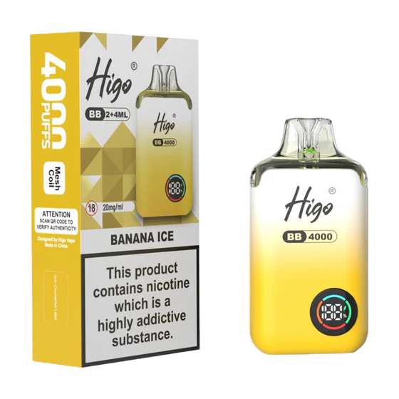Higo BB 4000 Prefilled Pod Kit – 20mg Nic Salt