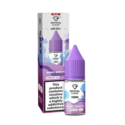 Crystal Clear Nic Salt E-Liquid – 10mg