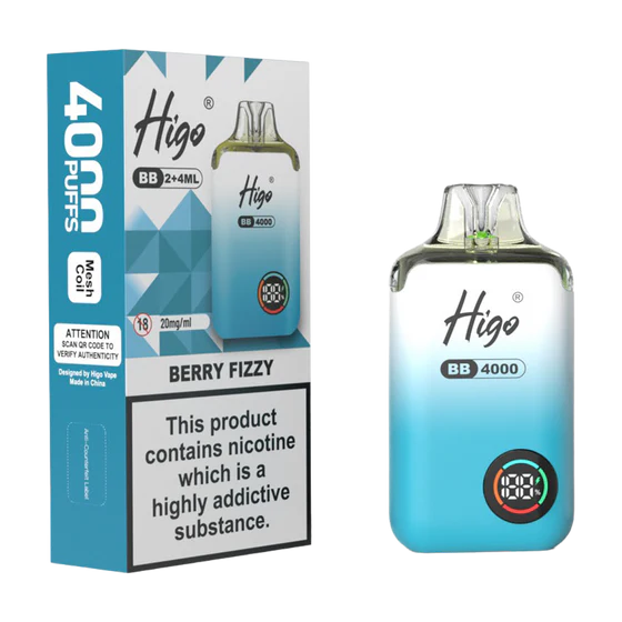 Higo BB 4000 Prefilled Pod Kit – 20mg Nic Salt