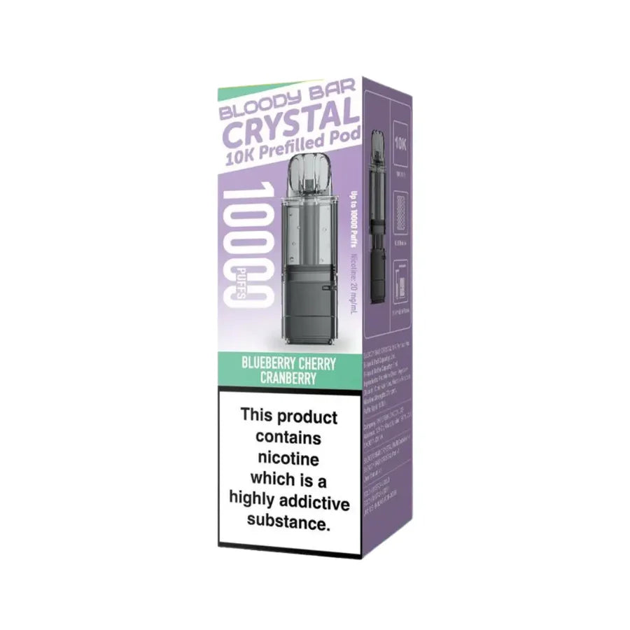Bloody Bar Crystal 10K Refill Pods - 20mg Nic