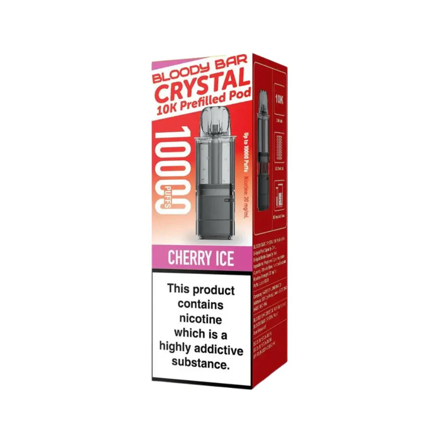 Bloody Bar Crystal 10K Refill Pods - 20mg Nic
