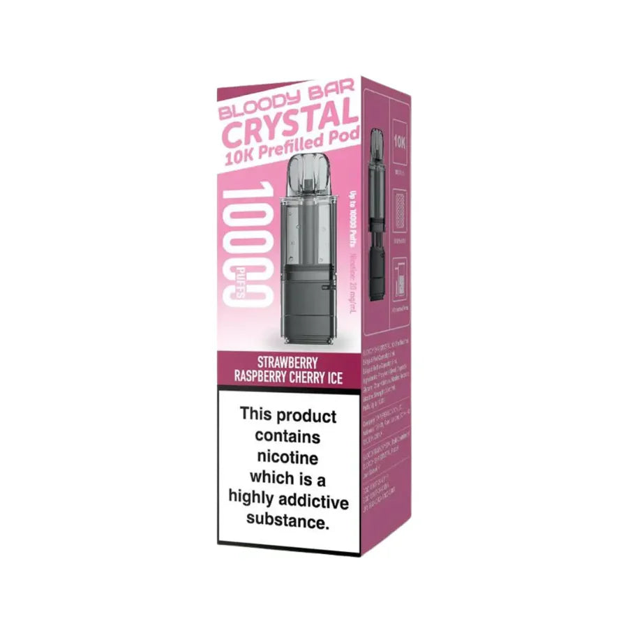 Bloody Bar Crystal 10K Refill Pods - 20mg Nic