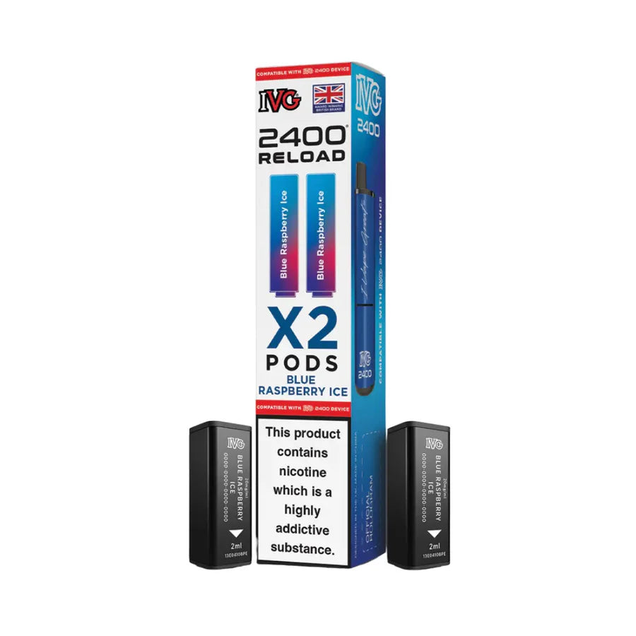 IVG 2400 Reload 2-in-1 Prefilled Pods – 20mg Nic Salt