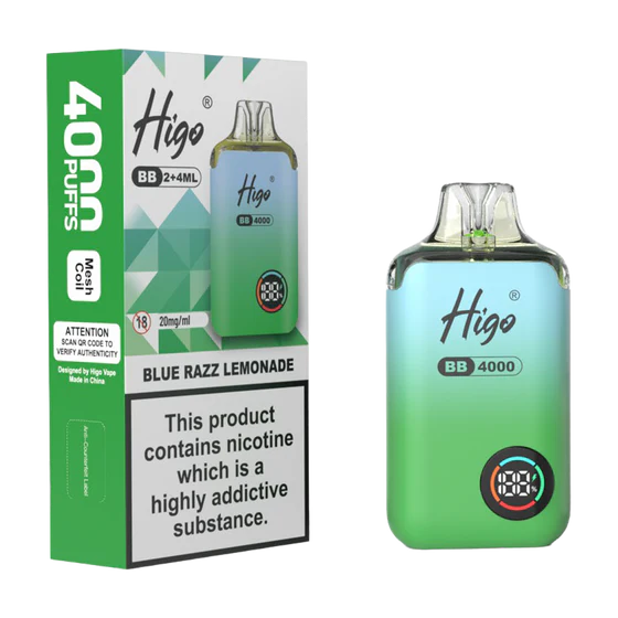 Higo BB 4000 Prefilled Pod Kit – 20mg Nic Salt