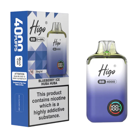Higo BB 4000 Prefilled Pod Kit – 20mg Nic Salt