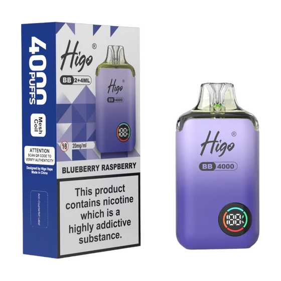 Higo BB 4000 Prefilled Pod Kit – 20mg Nic Salt