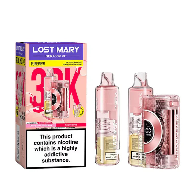 Lost Mary Nera 30K Pureview Prefilled Pod Kit– 20mg Nic Salt