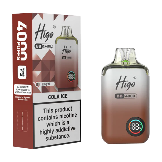 Higo BB 4000 Prefilled Pod Kit – 20mg Nic Salt