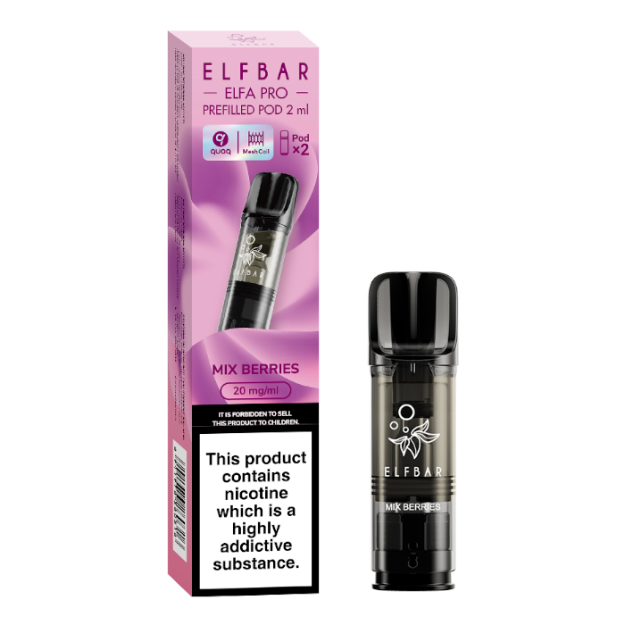 ELFBAR ELFA PRO Prefilled Pods - 20mg Nic ( Pack of 2 )