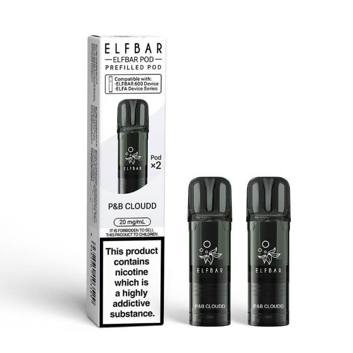 ELFBAR 600 Prefilled Replacement Pods - 20mg Nic ( Pack of 2 )