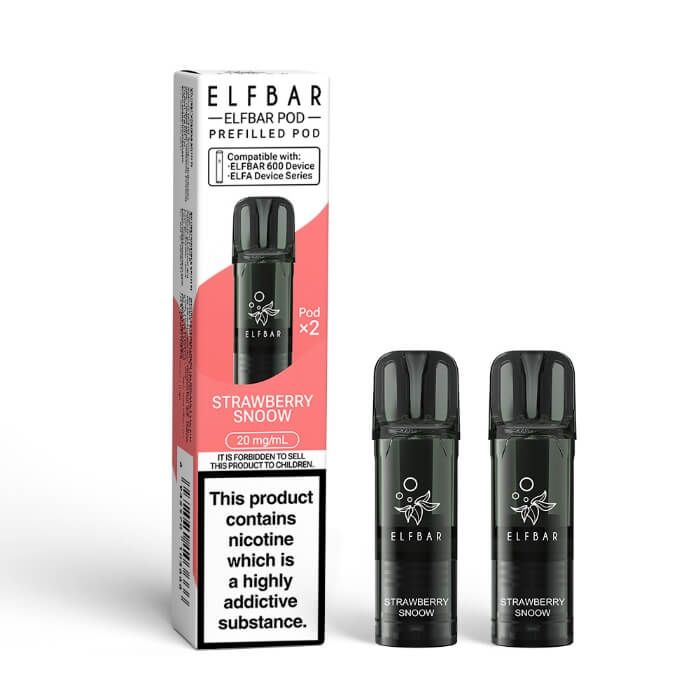 ELFBAR 600 Prefilled Replacement Pods - 20mg Nic ( Pack of 2 )