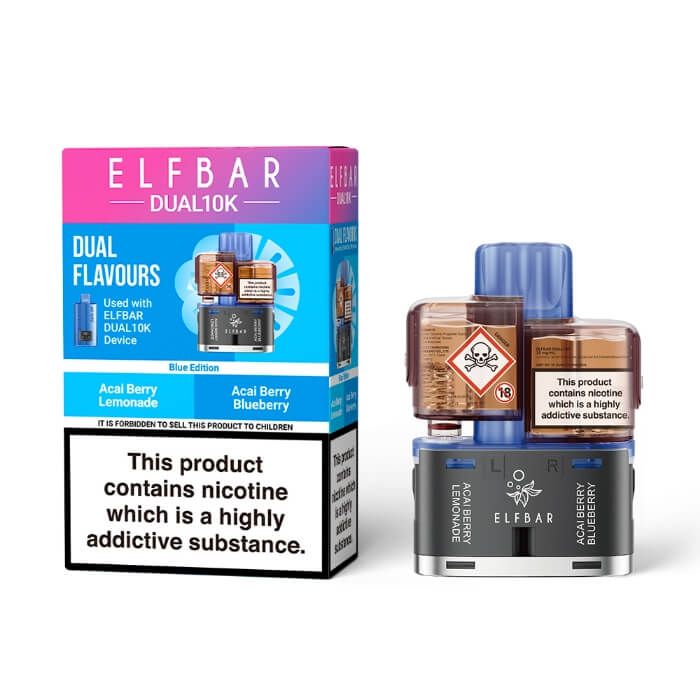 ELFBAR Dual10K Prefilled Pods - 20mg Nic