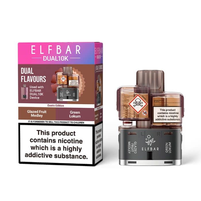ELFBAR Dual10K Prefilled Pods - 20mg Nic