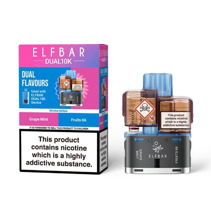 ELFBAR Dual10K Prefilled Pods - 20mg Nic