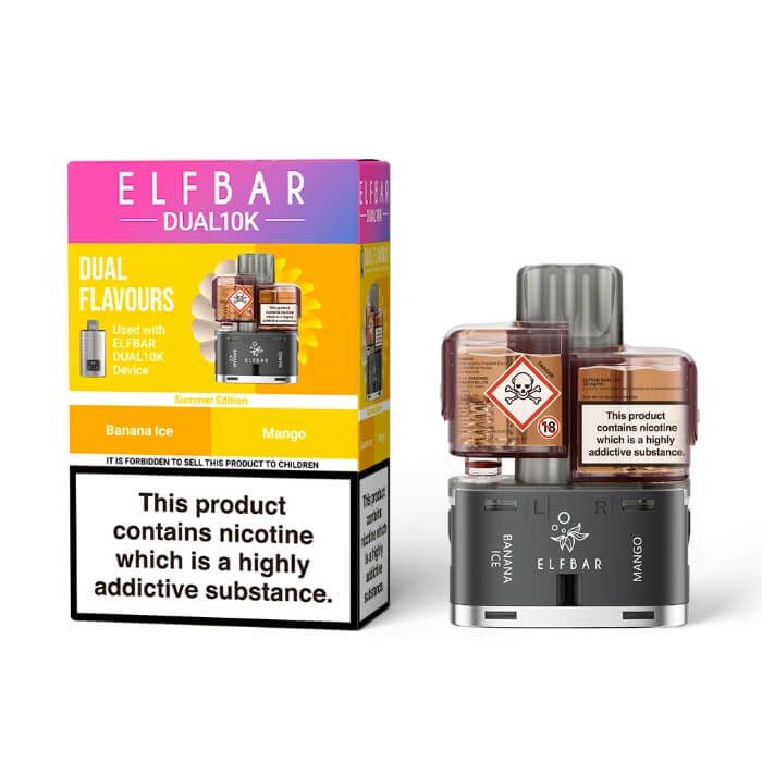 ELFBAR Dual10K Prefilled Pods - 20mg Nic