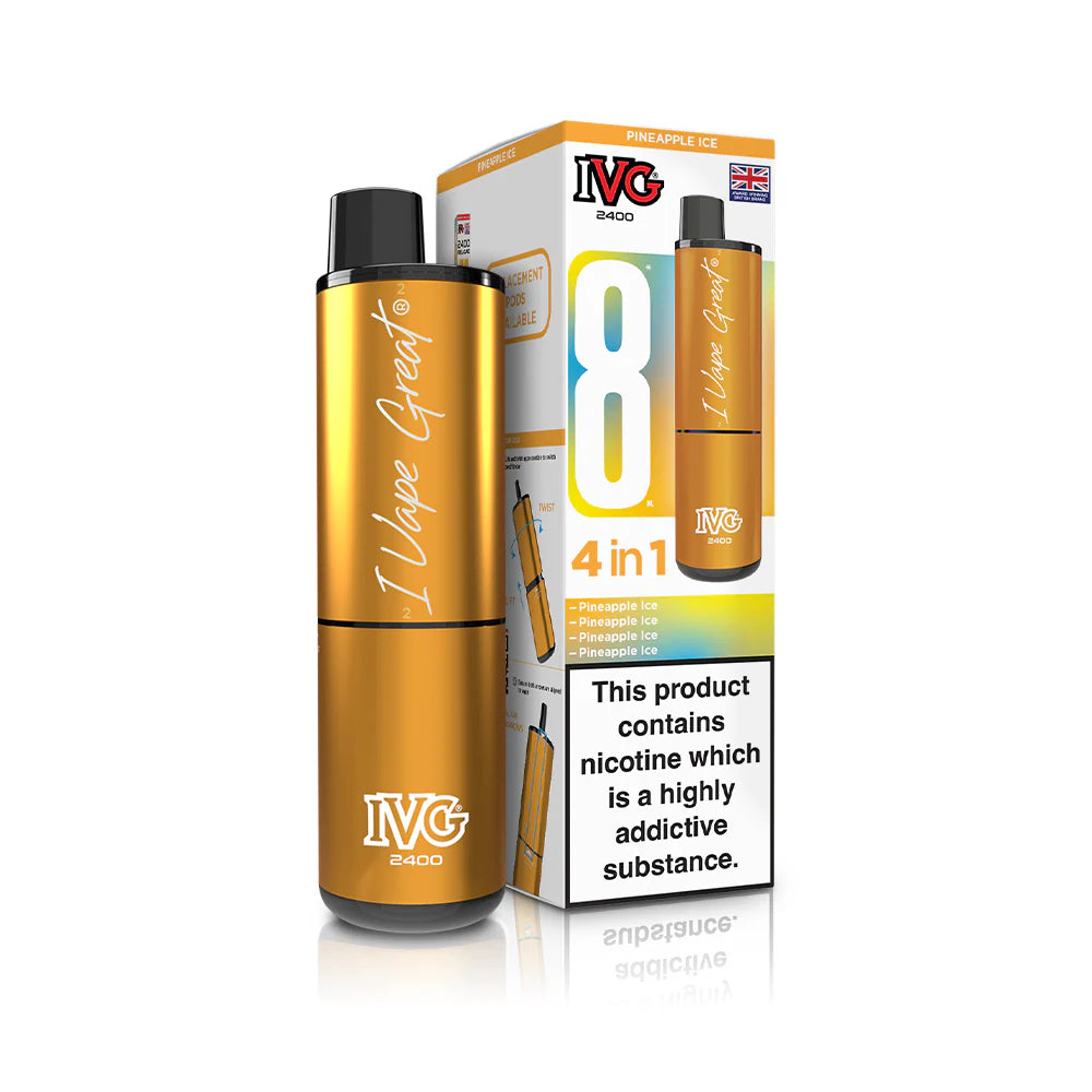 IVG 2400 4 In 1 Rechargeable Pod Kits