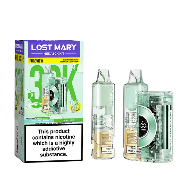 Lost Mary Nera 30K Pureview Prefilled Pod Kit– 20mg Nic Salt