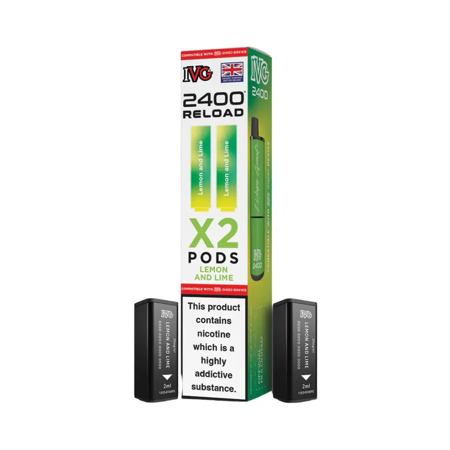 IVG 2400 Reload 2-in-1 Prefilled Pods – 20mg Nic Salt