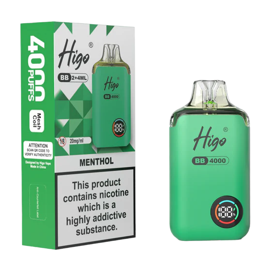 Higo BB 4000 Prefilled Pod Kit – 20mg Nic Salt