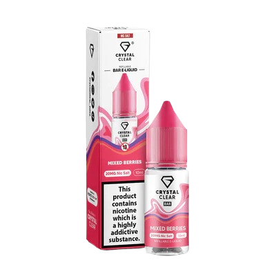 Crystal Clear Nic Salt E-Liquid – 10mg