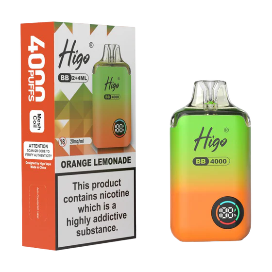 Higo BB 4000 Prefilled Pod Kit – 20mg Nic Salt
