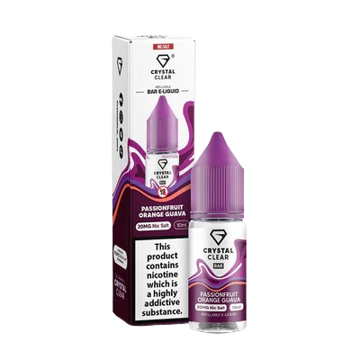 Crystal Clear Nic Salt E-Liquid – 10mg