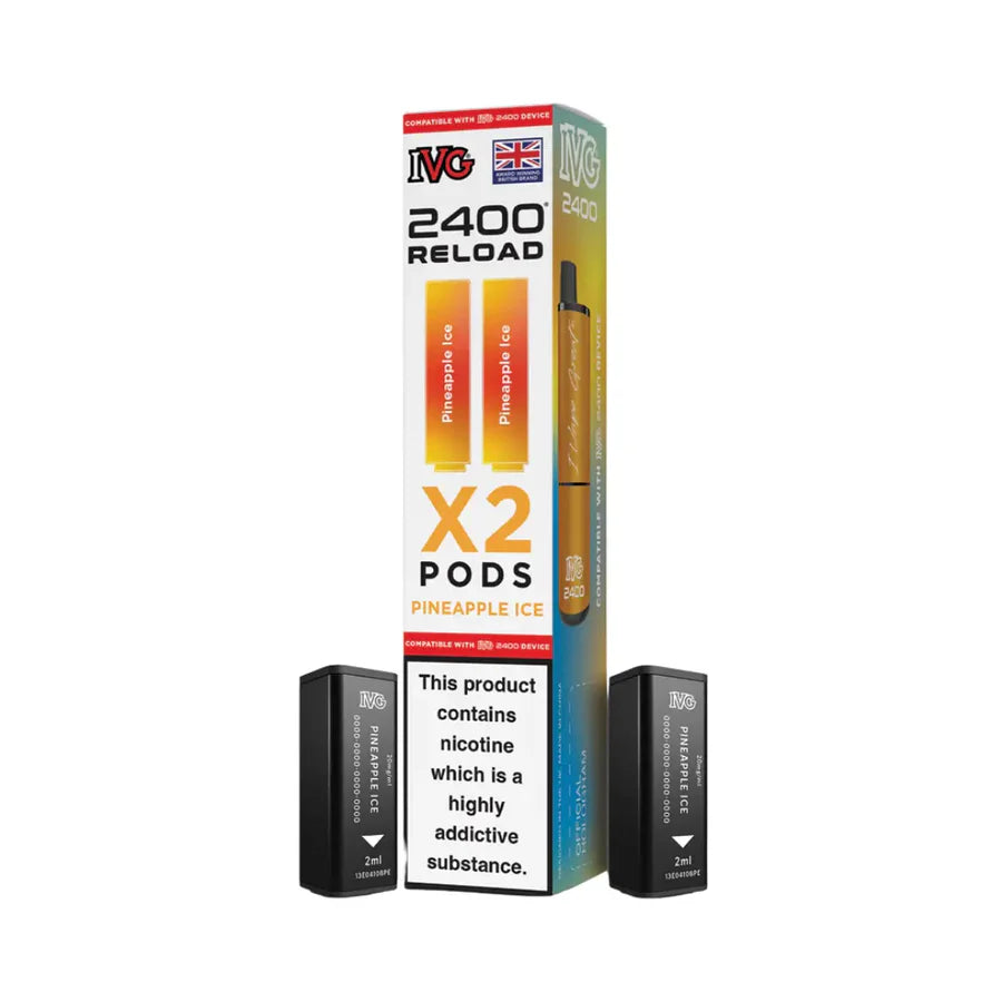 IVG 2400 Reload 2-in-1 Prefilled Pods – 20mg Nic Salt