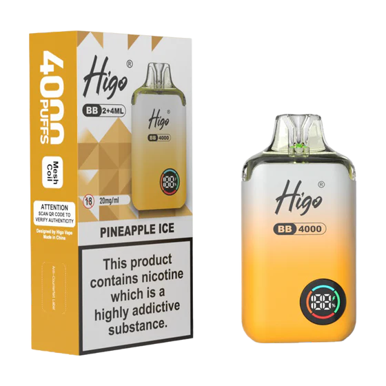 Higo BB 4000 Prefilled Pod Kit – 20mg Nic Salt