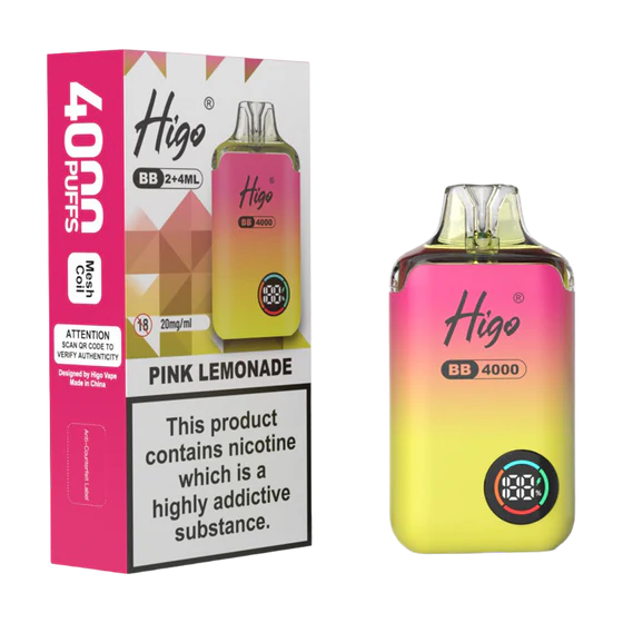 Higo BB 4000 Prefilled Pod Kit – 20mg Nic Salt
