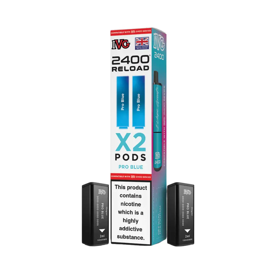 IVG 2400 Reload 2-in-1 Prefilled Pods – 20mg Nic Salt