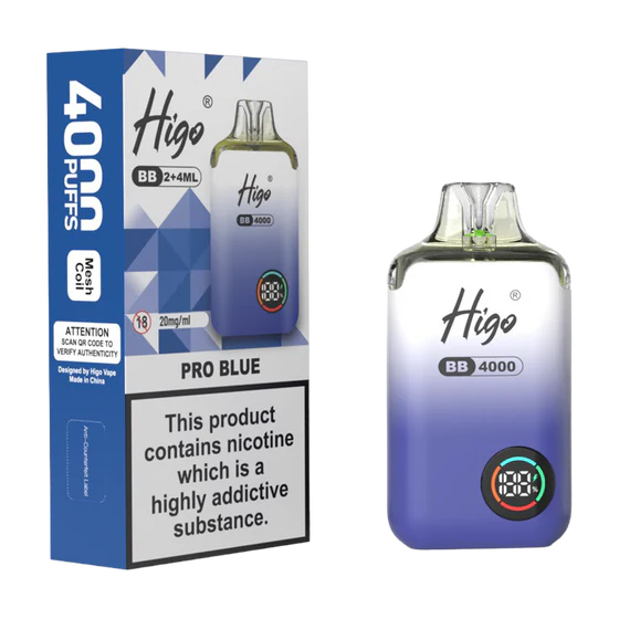 Higo BB 4000 Prefilled Pod Kit – 20mg Nic Salt