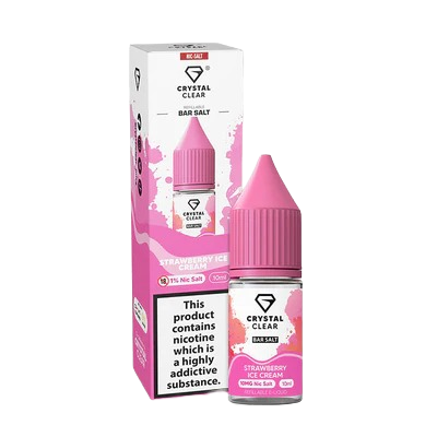 Crystal Clear Nic Salt E-Liquid – 10mg