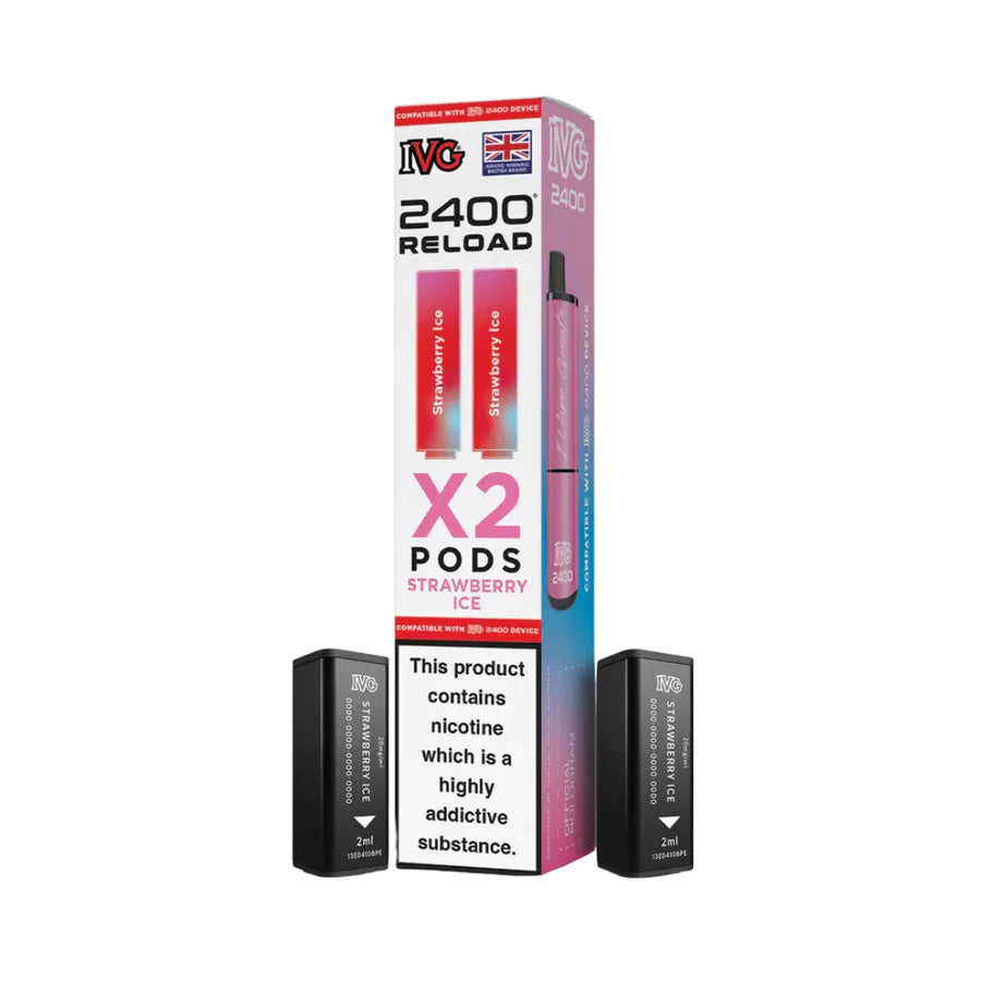 IVG 2400 Reload 2-in-1 Prefilled Pods – 20mg Nic Salt