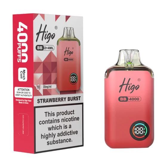 Higo BB 4000 Prefilled Pod Kit – 20mg Nic Salt