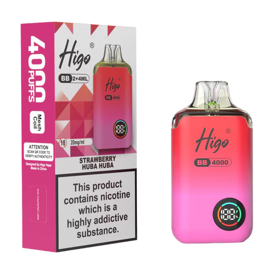 Higo BB 4000 Prefilled Pod Kit – 20mg Nic Salt
