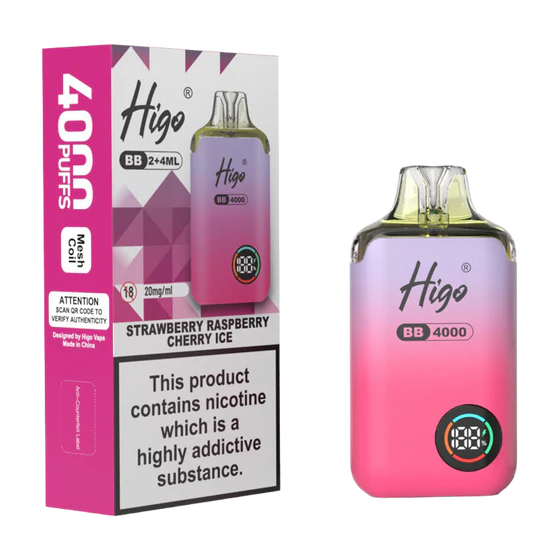 Higo BB 4000 Prefilled Pod Kit – 20mg Nic Salt