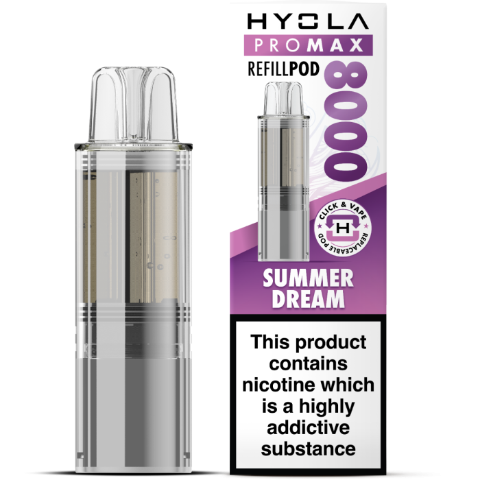 Hyola Pro Max 8000 Prefilled Pods – 20mg Nic Salt