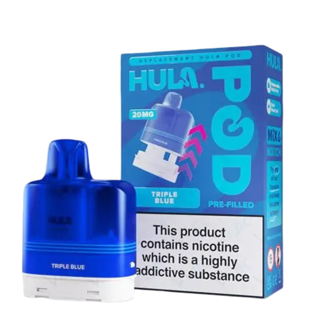 HULA 7000 BIG PUFF PREFILLED POD – 20mg Nic Salt