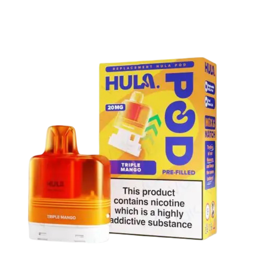 HULA 7000 BIG PUFF PREFILLED POD – 20mg Nic Salt