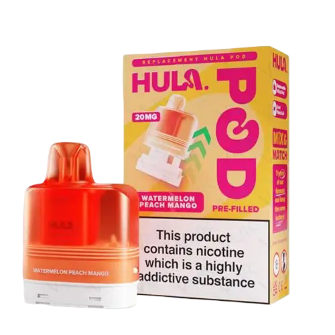 HULA 7000 BIG PUFF PREFILLED POD – 20mg Nic Salt