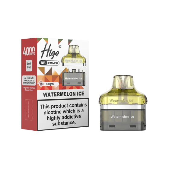Higo BB 4000 Prefilled Pods – 20mg Nic Salt