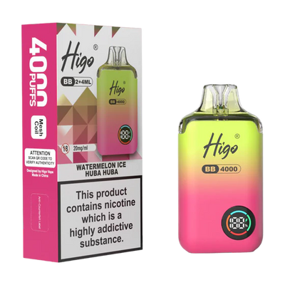 Higo BB 4000 Prefilled Pod Kit – 20mg Nic Salt